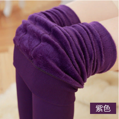Wholesale Autumn and Winter Thickened Fleece Leggings